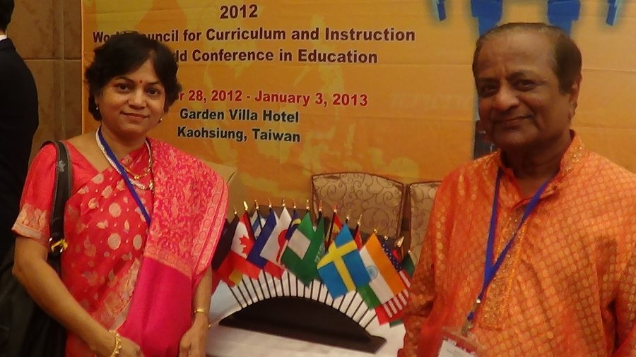 At the World Council for Curriculum and Instruction conference, Kaohsiung, Taiwan, 2012